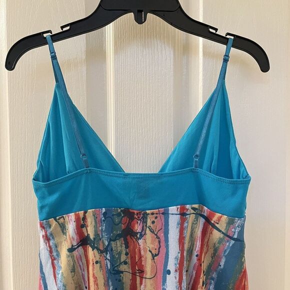 Weston Wear Y2K Mesh Spaghetti Strap Tank Top Paint Splatter Size Medium NEW - Picture 11 of 15